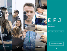 Tablet Screenshot of efj.fr